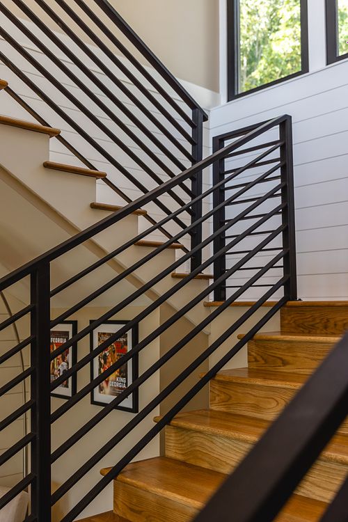 close up of railings