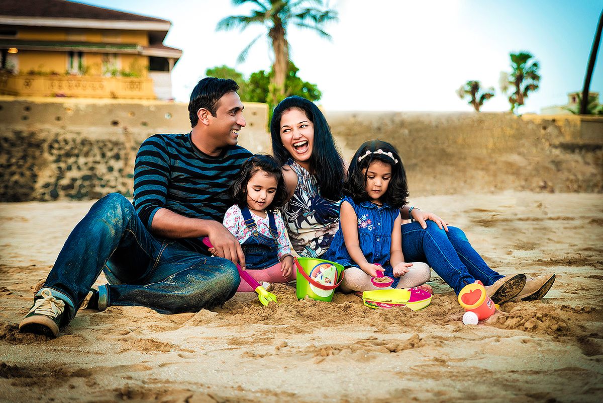 Family Portrait by Photographer Akkil Suvarna