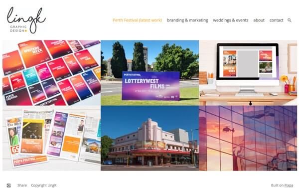 Ling K Portfolio Website Examples