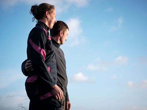 couple agriculteur portrait