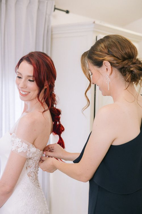 Bride Getting Ready