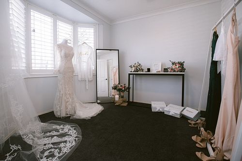 Bride Getting Ready
