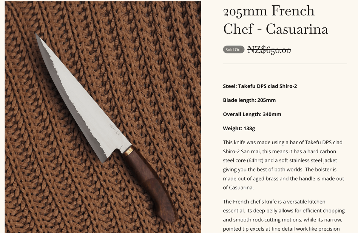 Image d'une boutique en ligne de Nerdflyknives
