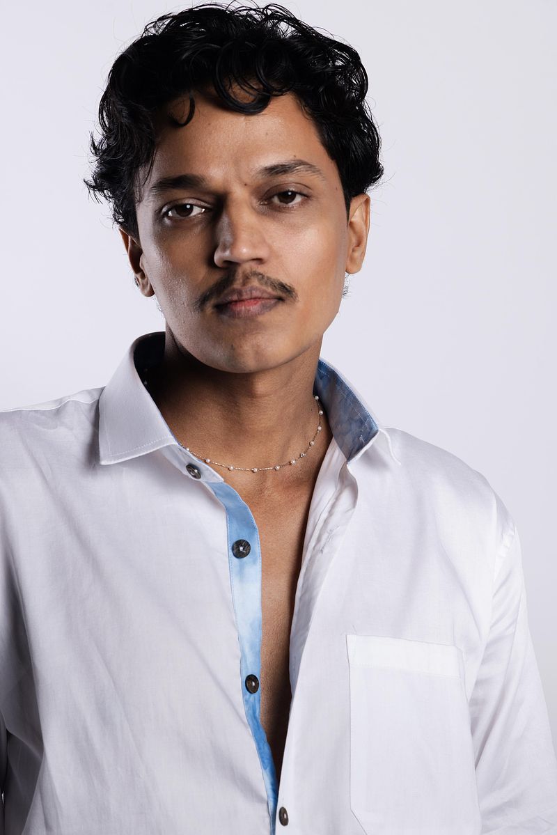 Signature White Premium Cotton Shirt - Summer Sky