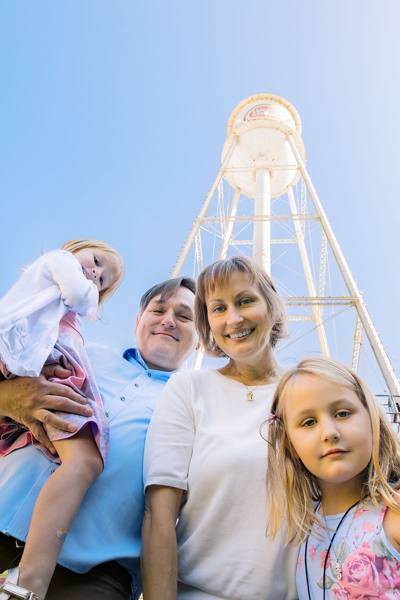 Durham, NC family photography at American Tobacco Campus