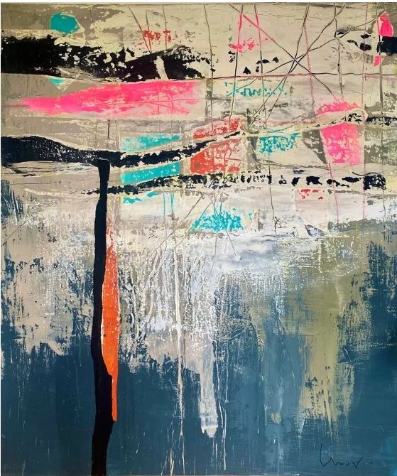 original artwork for Loftstudios by abstrat artist Dieter Langer