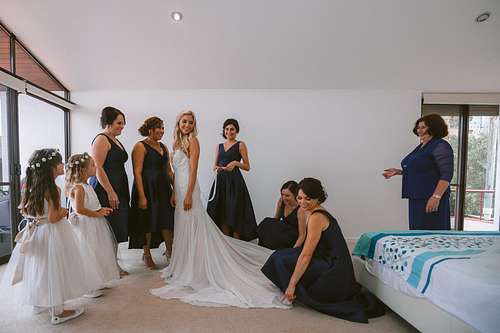 Bride Getting Ready