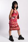 Ribbed Dress  -  Rosé Hour (Red)