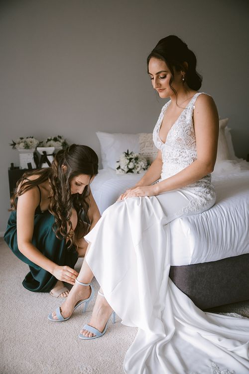 Bride Getting Ready