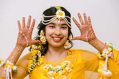 Traditional Bangladesh Gaye Holud Ceremony