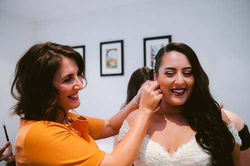 Bride Getting Ready