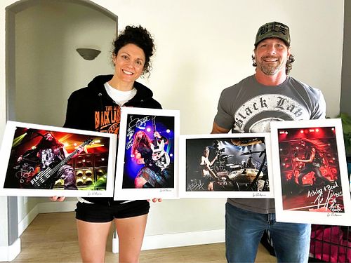 Signed Black Label Society Metal Prints with Collectors