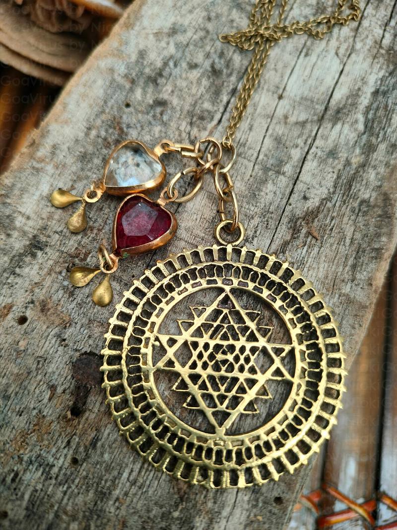 Shree yantra necklace