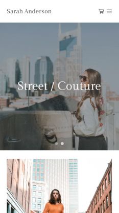 Temas de site de portfólio