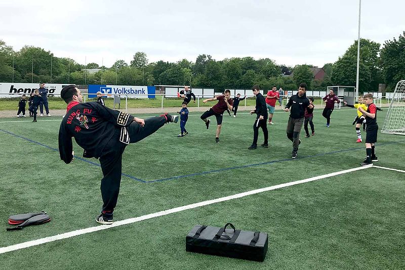 Kung-Fu-Training begeistert Spieler für vielfältige Sportarten