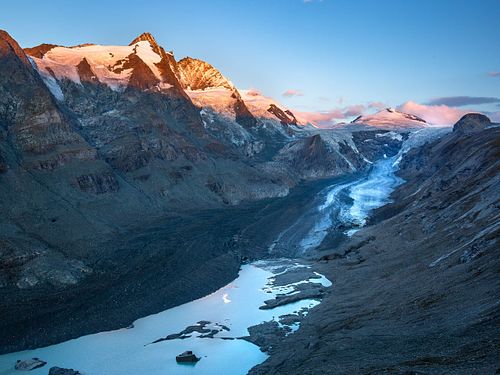 Galcier Pasterze and Großglockner