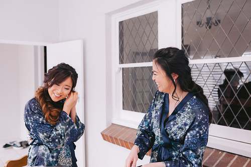 Bride Getting Ready