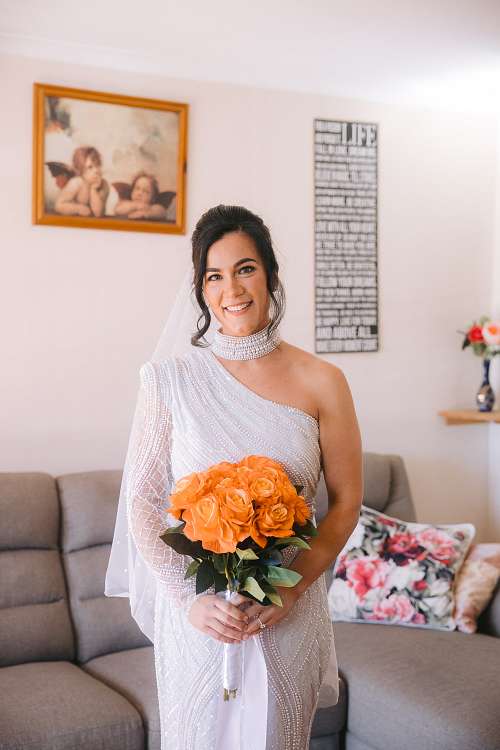 Bride Getting Ready