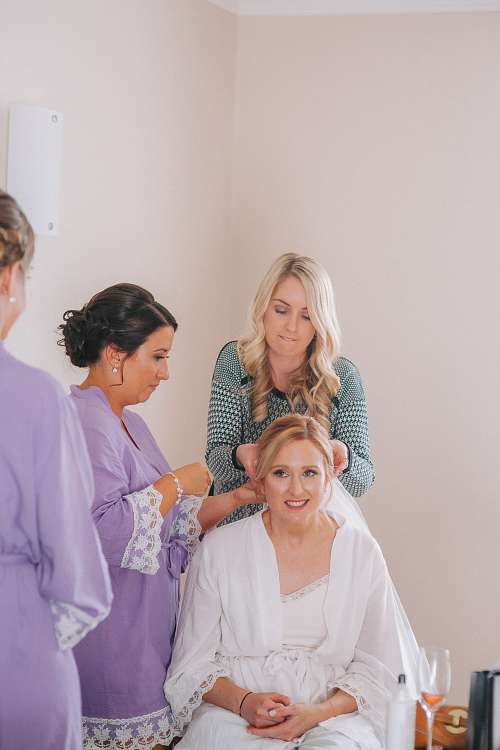Bride Getting Ready