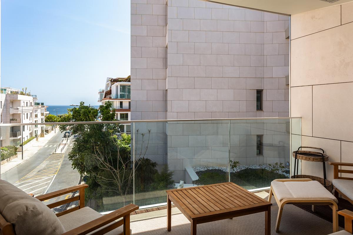 Fotografia imobili&aacute;ria de T1 de luxo com vista mar no Atlantic 