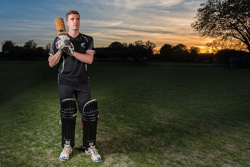 Cricketer's Portrait