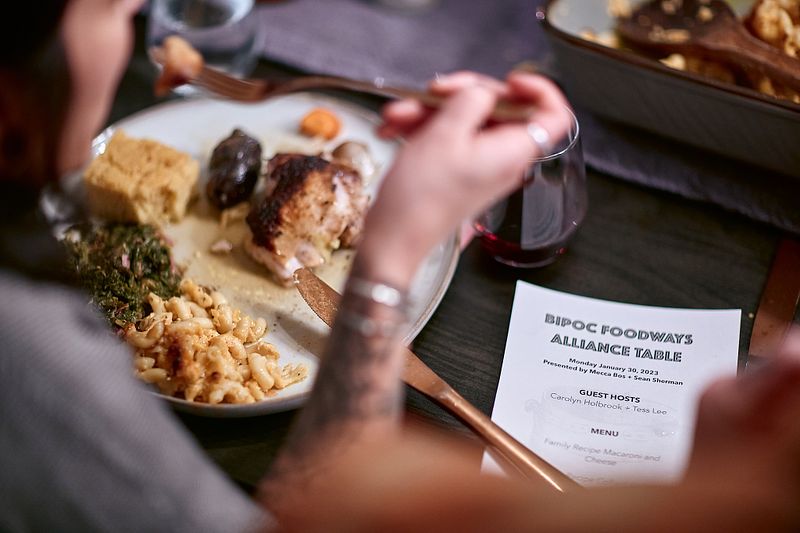 BIPOC Foodways Alliance Table