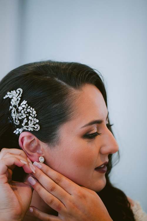 Bride Getting Ready