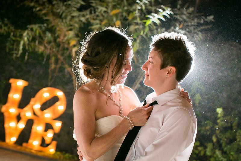 Caitlin and Brooke celebrate LOVE at Annadale Winery