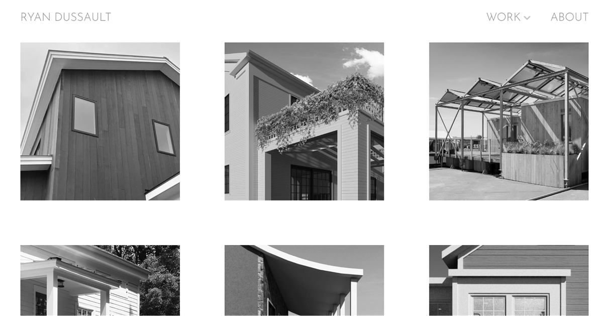 portfolio d'architecture portfolio noir et blanc