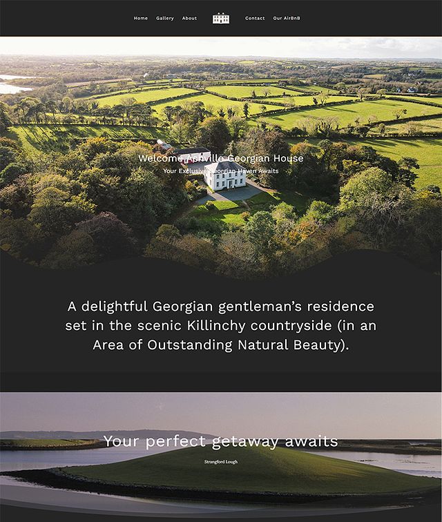 Ashville Georgian House Portfolio Website Examples