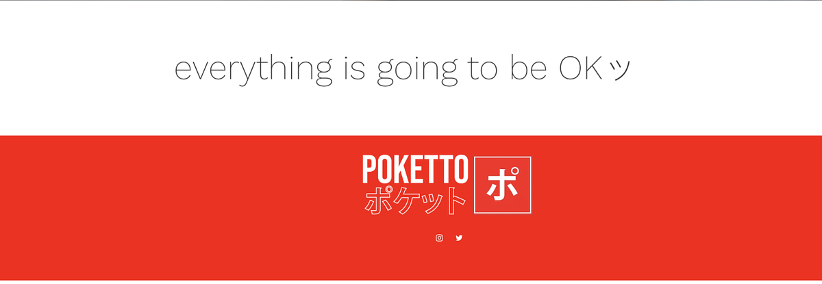 Inclusão do logotipo da Poketto no rodapé do site