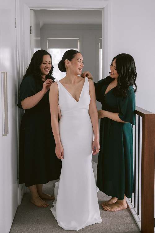 Bride Getting Ready