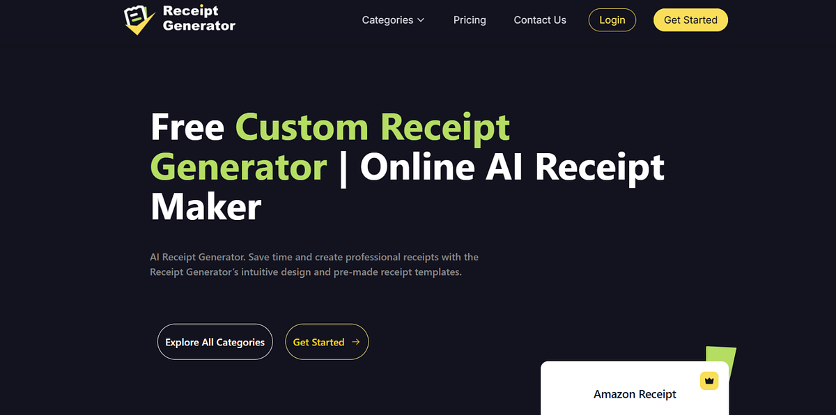 Ontvangstbewijsgenerator