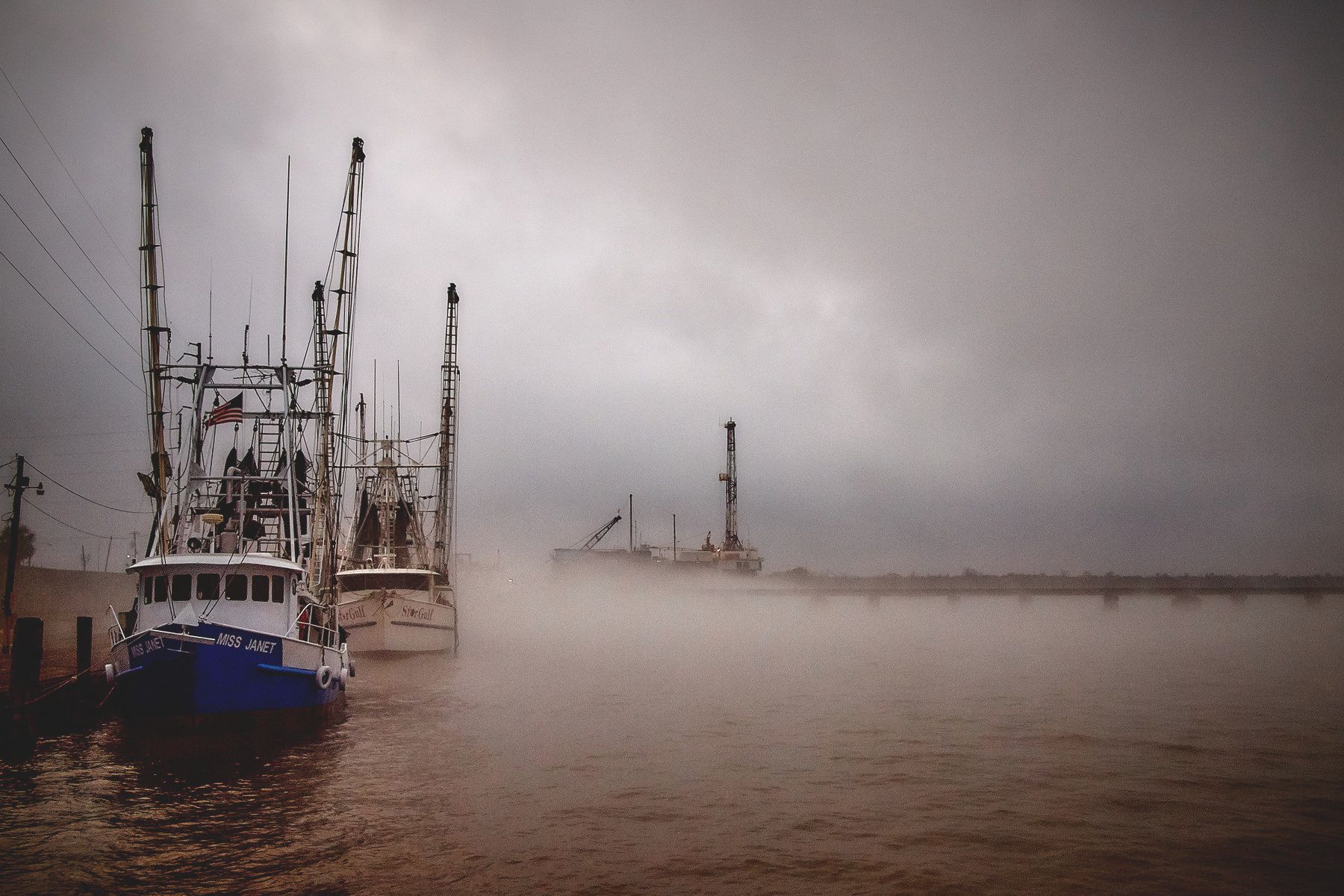 Whiteout Squall Passing Through - Louisiana