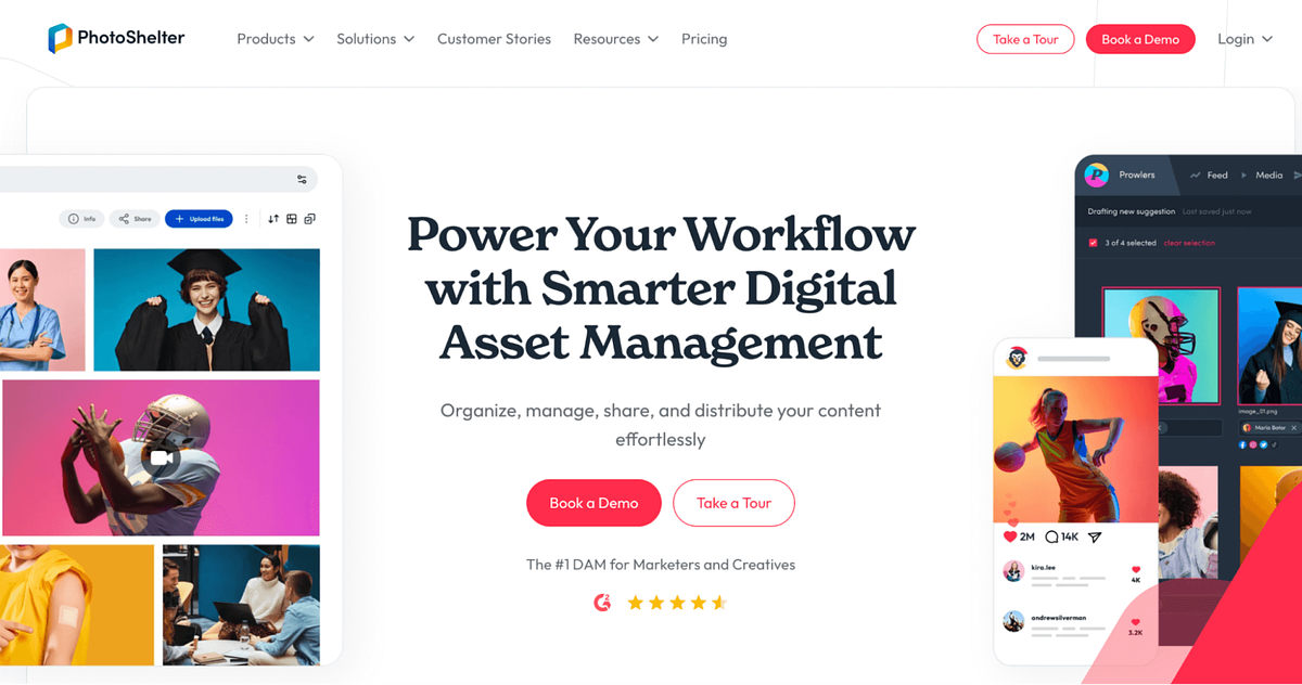 Image of PhotoShelter home page
