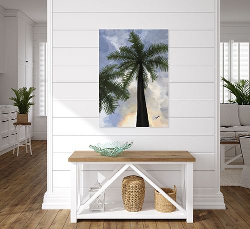 Titre: Sous les palmiers d'Hawaï