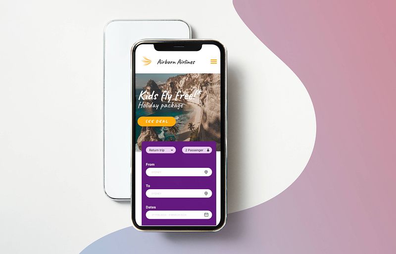 Airborn Airline UI project
