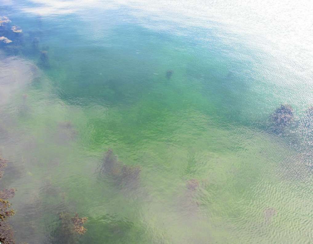 blue and green water, ireland