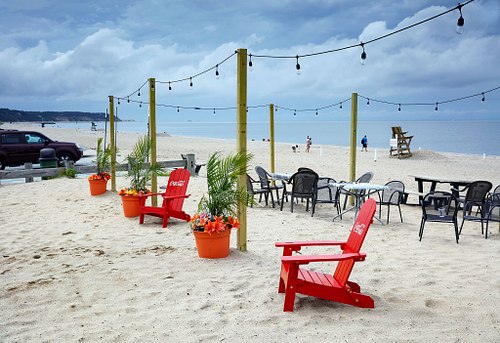 man made objects on public beach