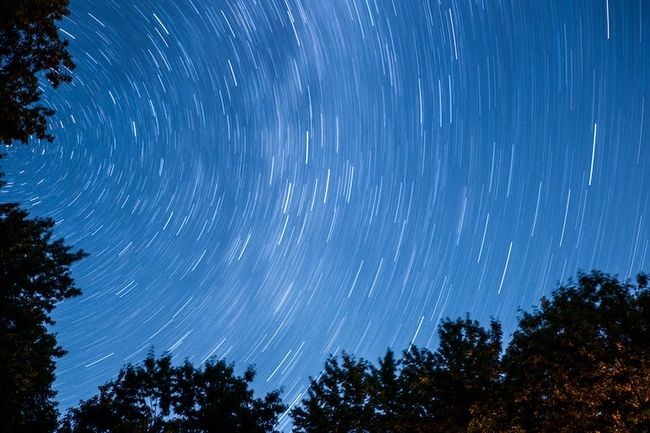 star trail vervagen beelden