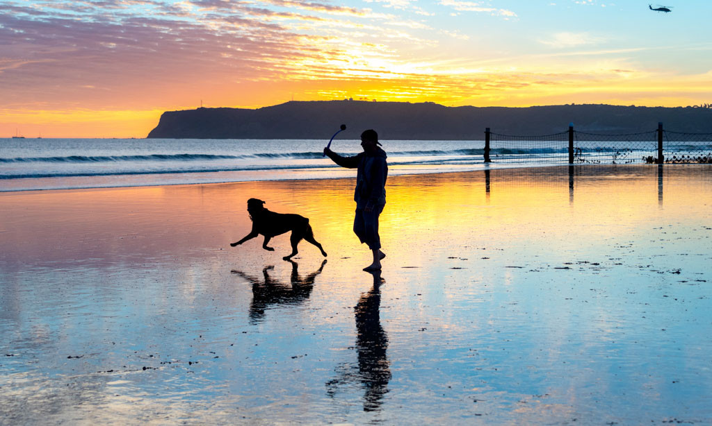 Rainbow Sunset at Dog Beach