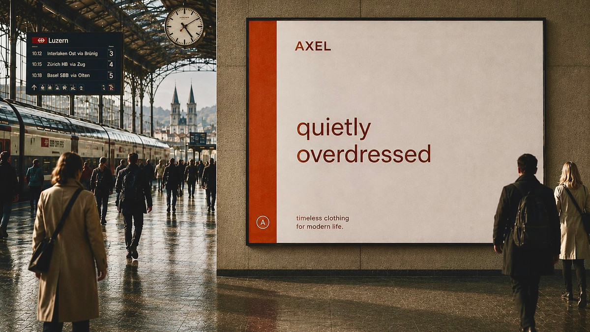 AXEL integrated creative concept by Martin Potter Basel Switzerland 3