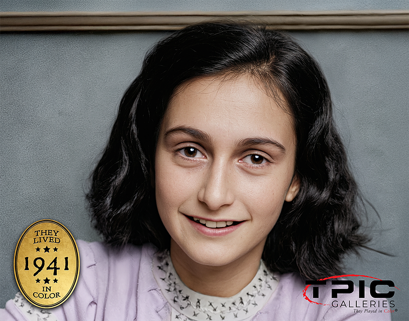 Anne Frank - Tragic German Jewish Diarist - Holocaust Victim (1941)