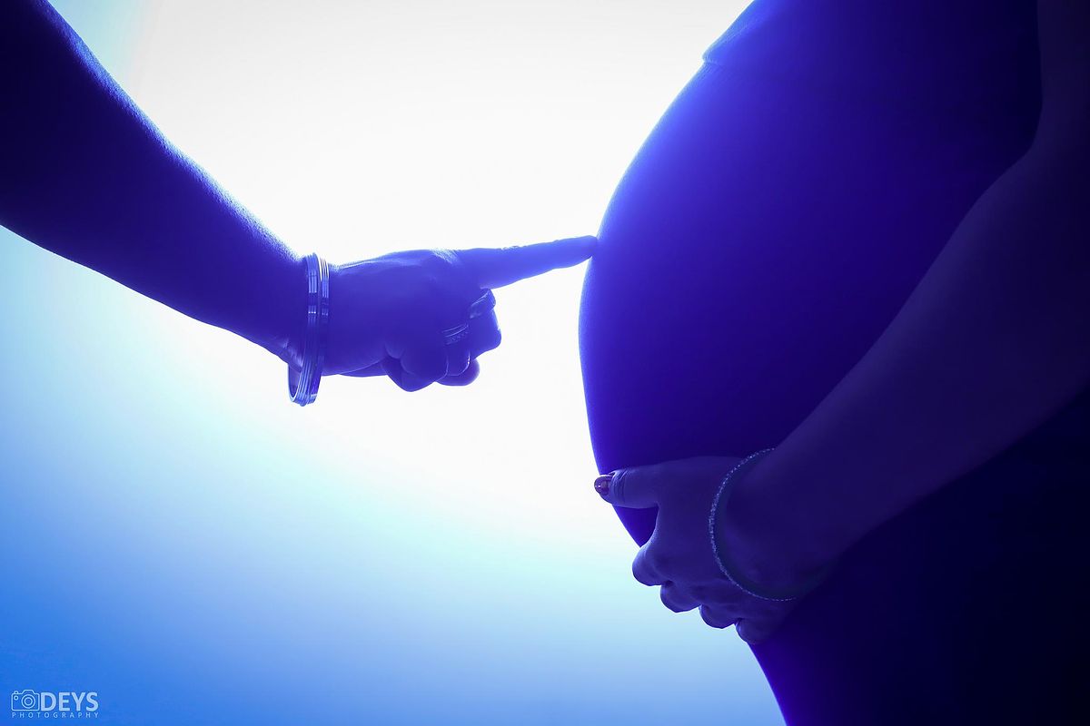 Silhouette Bump photoshoot in Delhi