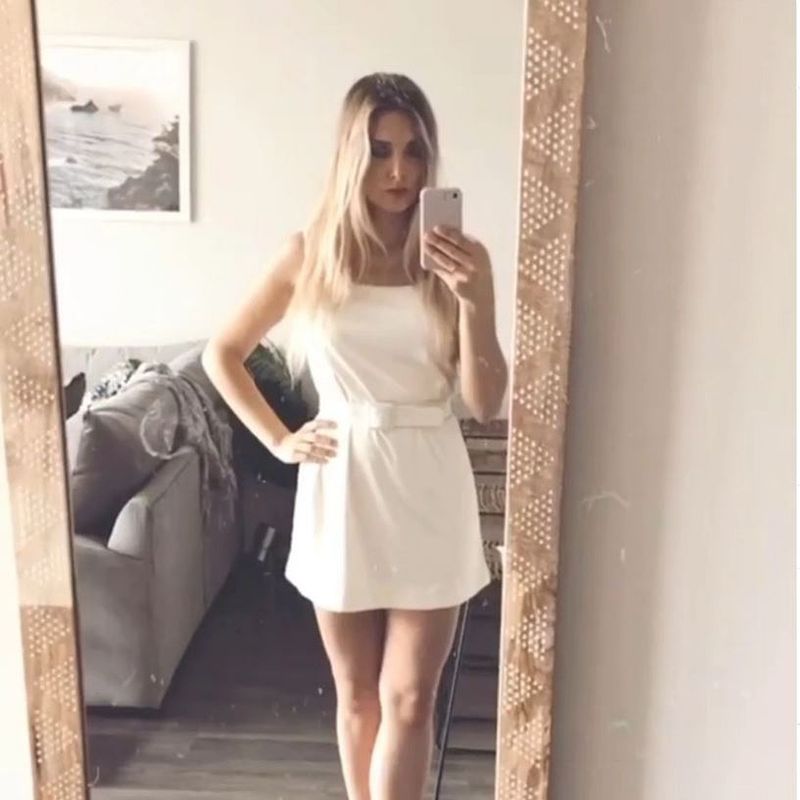 Sharon's Jersey Tank Dress & Belt