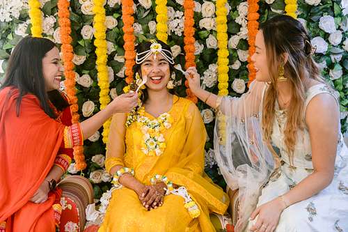 Traditional Bangladesh Gaye Holud Ceremony