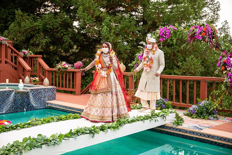 Never take a smile for granted :: Backyard wedding - Covid Style!