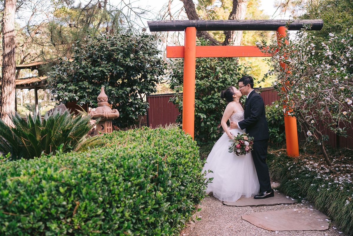 Wedding Photo at Japanese Garden