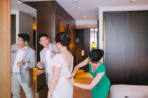Bride Getting Ready