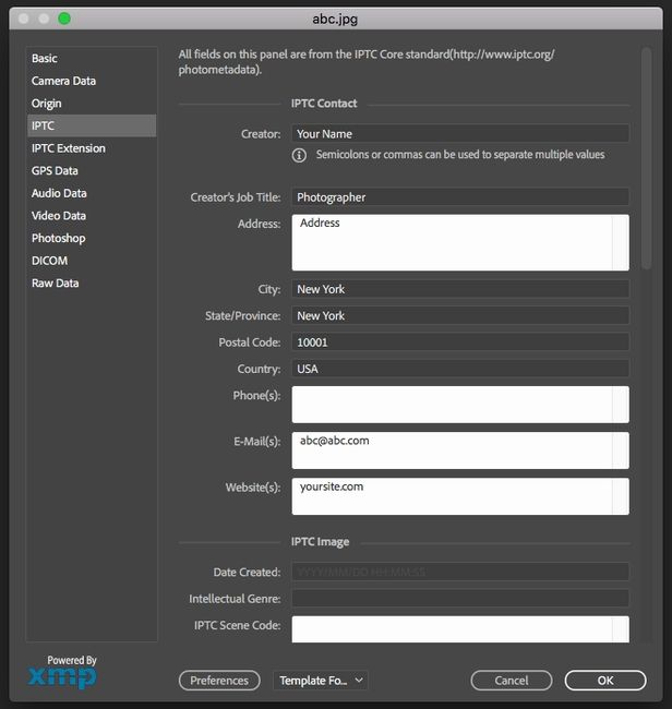 Metadata for Photographers